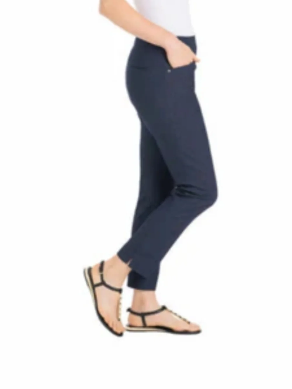 Hilary Radley Pull On Ankle Pants - Picture 1 of 5